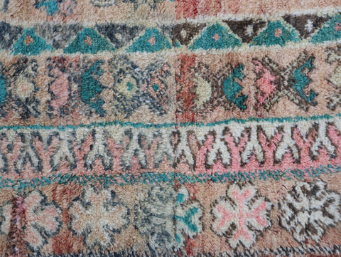 Taluft Vintage Moroccan Rug  7'1" x 12'1"