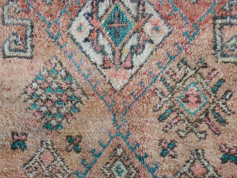 Taluft Vintage Moroccan Rug  7'1" x 12'1"