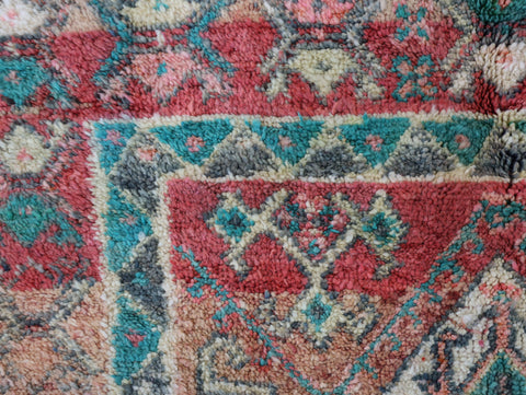 Taluft Vintage Moroccan Rug  7'1" x 12'1"