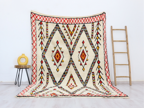 Tirzin Vintage Moroccan Rug  6'2" x 9'2"
