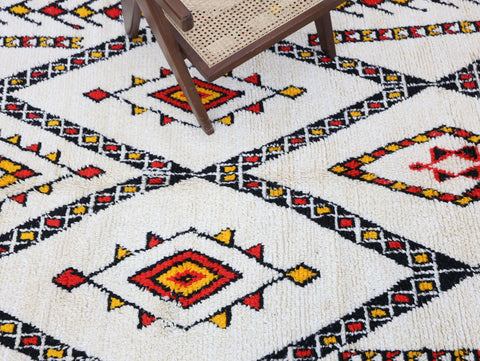 Tirzin Vintage Moroccan Rug  6'2" x 9'2"
