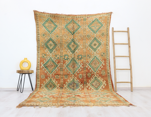 Anzarit Vintage Moroccan Rug 5'7" x 9'9"