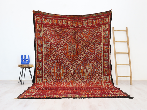 Talaya Vintage Moroccan Rug 6'4" x 9'4"