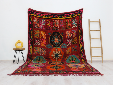 Tazerzit Vintage Moroccan Rug 6'6" x 10'4"