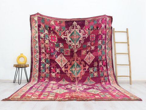 Melya Vintage Moroccan Rug 7'2" x 10'6"