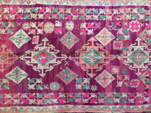 Melya Vintage Moroccan Rug 7'2" x 10'6"