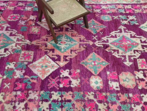 Melya Vintage Moroccan Rug 7'2" x 10'6"