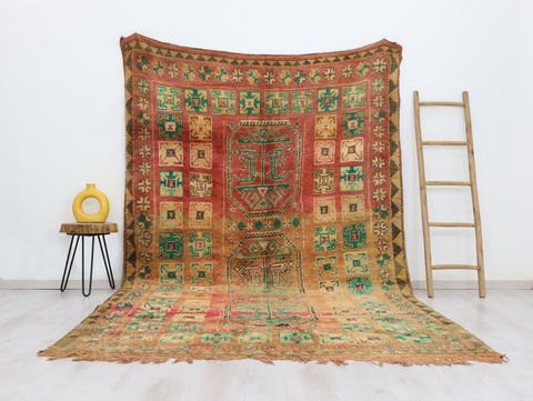 Afel Vintage Moroccan Rug 6'7" x 10'6"