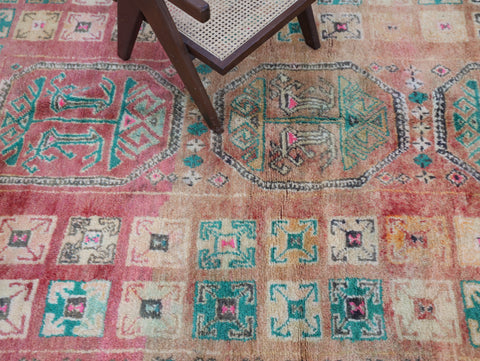 Afel Vintage Moroccan Rug 6'7" x 10'6"
