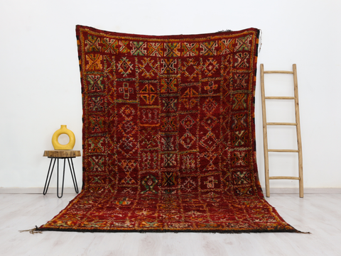 Anigouran Vintage Moroccan Rug 6'6" x 10'5"