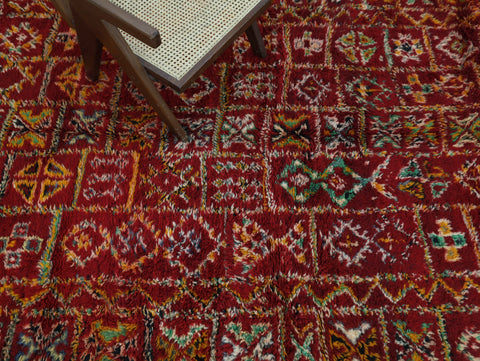 Anigouran Vintage Moroccan Rug 6'6" x 10'5"