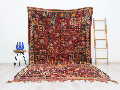 Tadmut Vintage Moroccan Rug 6'7" x 11'0"