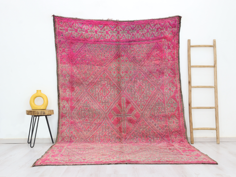 Anzarit Vintage Moroccan Rug 5'9" x 9'0"