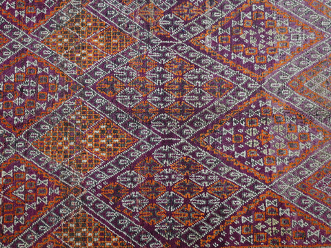 Dihia Vintage Moroccan Rug  5'5" x 7'6"