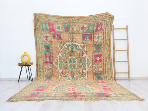 Awrigha Vintage Moroccan Rug 6'9" x 11'1"