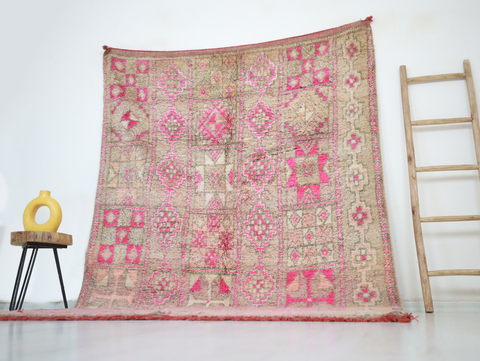 Tafoukt Vintage Moroccan Rug  6'2" x9'5"