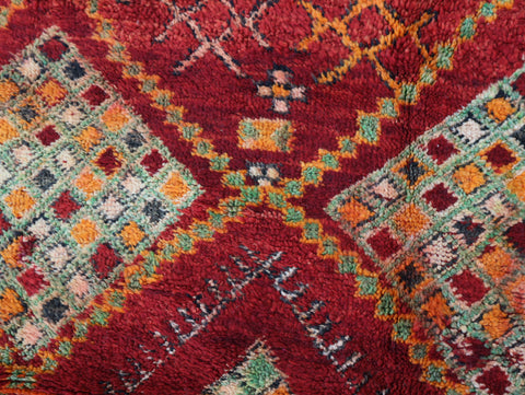 Angouran Vintage Moroccan Rug 6'3" x 10'0"