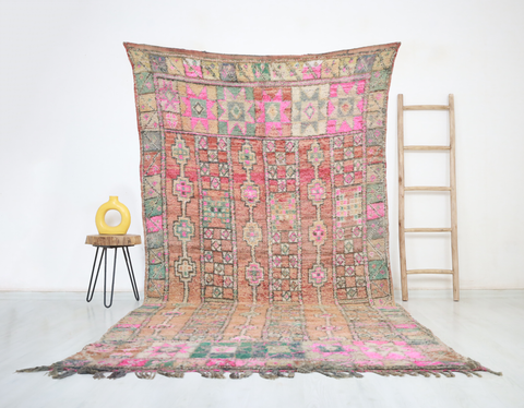 Tiniri Vintage Moroccan Rug  5'4" x12'4"