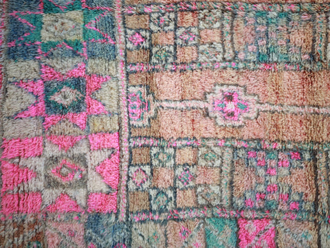 Tiniri Vintage Moroccan Rug  5'4" x12'4"