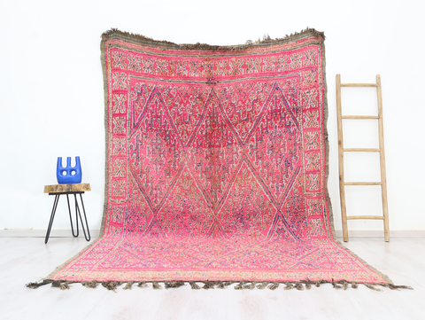 Agraw Vintage Moroccan Rug 6'6" x 10'3"