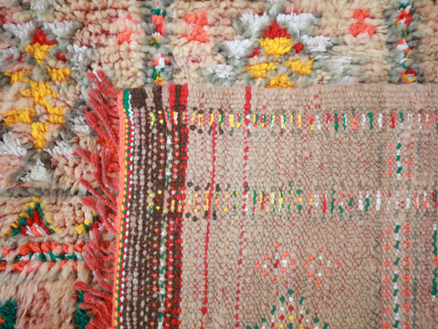 Azenzar Vintage Moroccan Rug  5'1" x7'6"