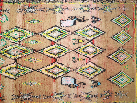 Amnayaz Vintage Moroccan Rug  6'4" x9'8"