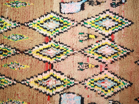 Amnayaz Vintage Moroccan Rug  6'4" x9'8"