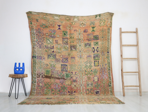 Tazrout Vintage Moroccan Rug  5'8" x8'6"