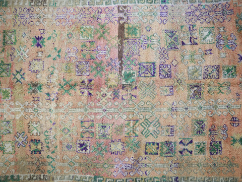 Tazrout Vintage Moroccan Rug  5'8" x8'6"