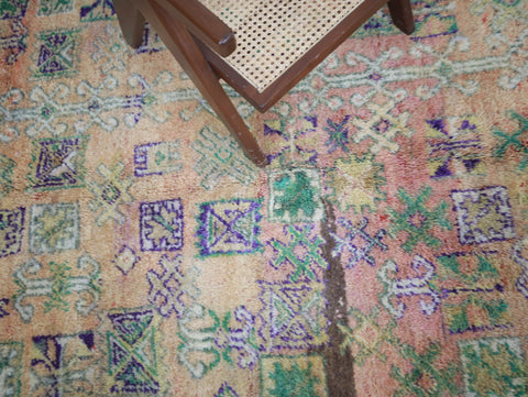 Tazrout Vintage Moroccan Rug  5'8" x8'6"