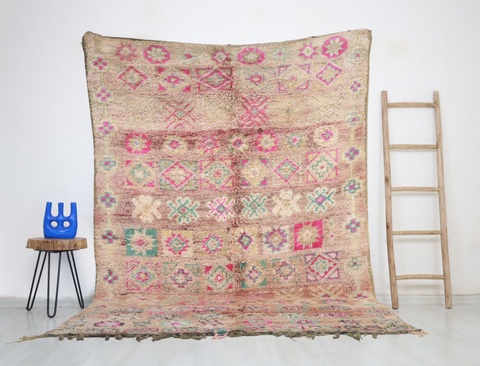 Tifawt Vintage Moroccan Rug  5'8" x9'3"