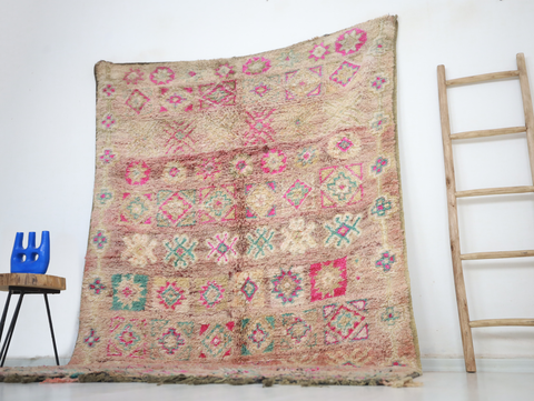 Tifawt Vintage Moroccan Rug  5'8" x9'3"