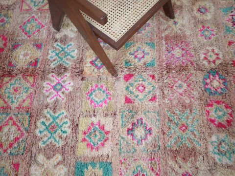Tifawt Vintage Moroccan Rug  5'8" x9'3"