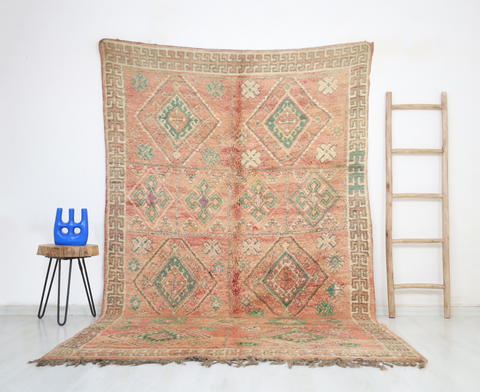 Tilef Vintage Moroccan Rug  5'7" x10'0"