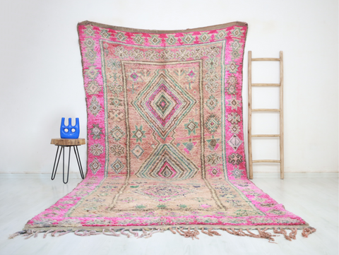Tamghart Vintage Moroccan Rug  5'9" x12'7"