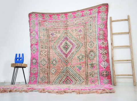 Tamghart Vintage Moroccan Rug  5'9" x12'7"
