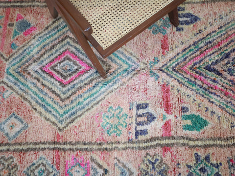 Tamghart Vintage Moroccan Rug  5'9" x12'7"