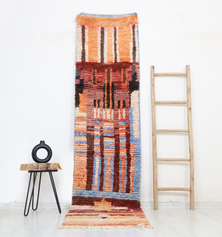 Tissirt Moroccan Rug  2'3" x 9'5"