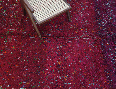 Tadmut Vintage Moroccan Rug 6'5" x 9'4"