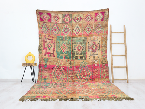 Issafen Vintage Moroccan Rug 5'9" x 10'4"