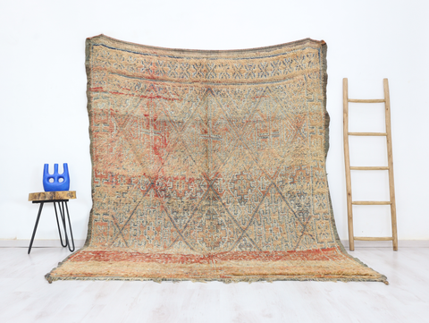 Amezray Vintage Moroccan Rug 7'0" x 8'9"