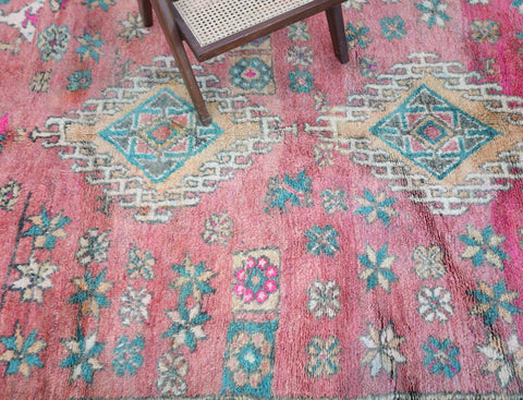 Aneruz Vintage Moroccan Rug 6'3" x 10'2"