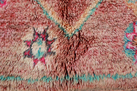 Tinireft Vintage Moroccan Rug  5'8" x9'9"