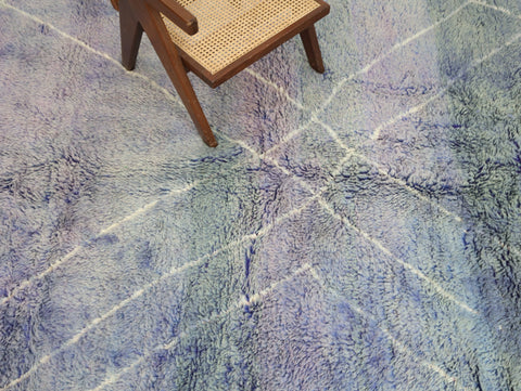Tisnelt Beni Ourain Rug 7'1" x 9'2"