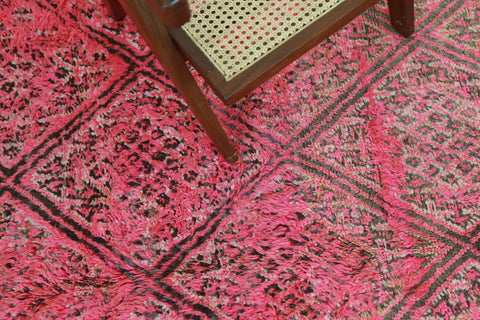 Tassadit Vintage Moroccan Rug  6'9" x9'4"