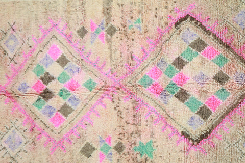 Ucen Vintage Moroccan Rug  5'2" x12'2"