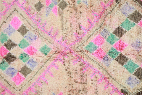 Ucen Vintage Moroccan Rug  5'2" x12'2"