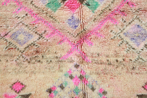 Ucen Vintage Moroccan Rug  5'2" x12'2"