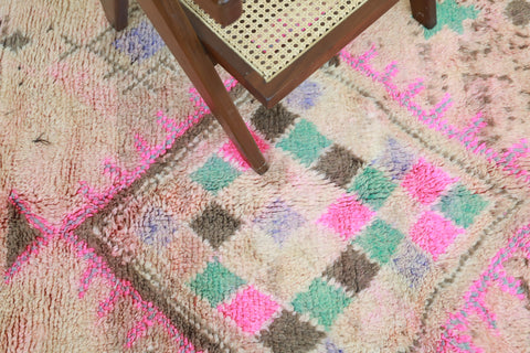 Ucen Vintage Moroccan Rug  5'2" x12'2"