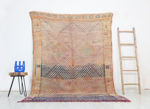 Isely Vintage Moroccan Rug  5'9" x8'7"